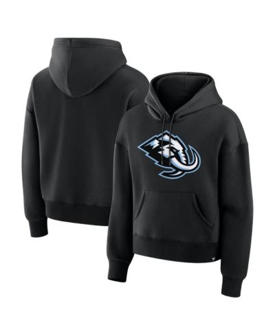Fanatics Women's Black Utah Mammoth Primary Logo Legacy Fleece Pullover Hoodie
