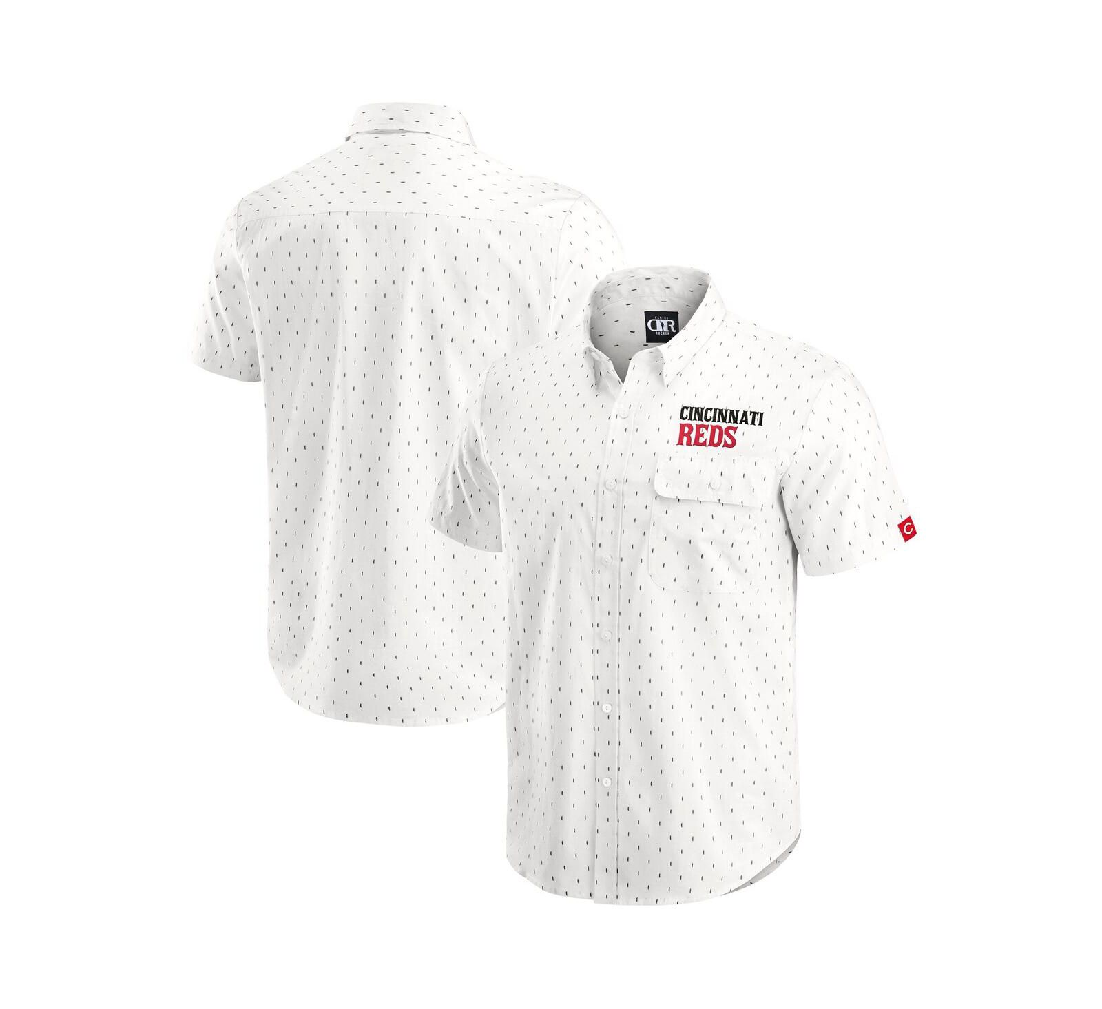 Darius Rucker Collection by Fanatics Мужская рубашка Cincinnati Reds Printed Button-Down
