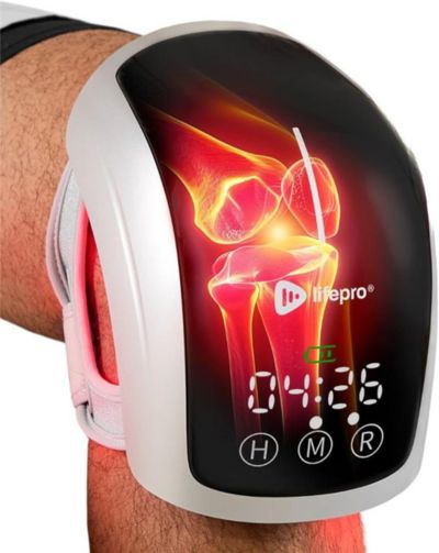 Lifepro Red Light Therapy Knee Brace with Heat - Infrared Knee Therapy Device, Heated Knee Wrap Massager for Recovery & Daily Comfort