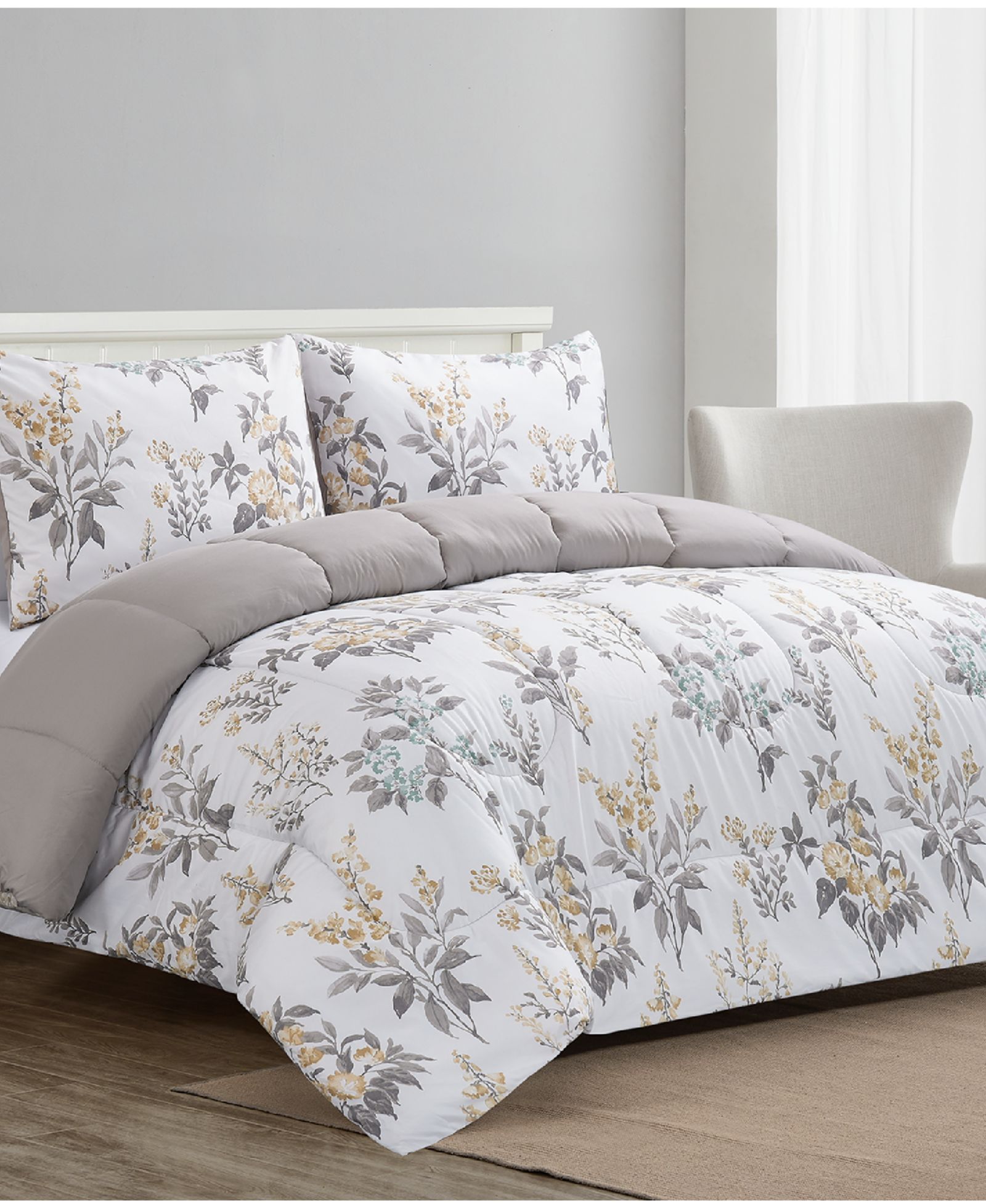 Macy's Rosenne Reversible 3-Pc. Comforter Set
