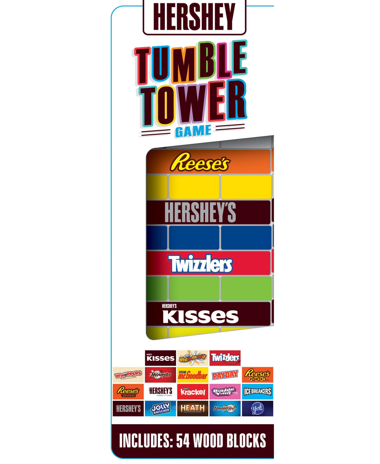 Masterpieces Puzzles Hershey Tumble Tower 54 Детей Настольная игра, Возраст 5-7