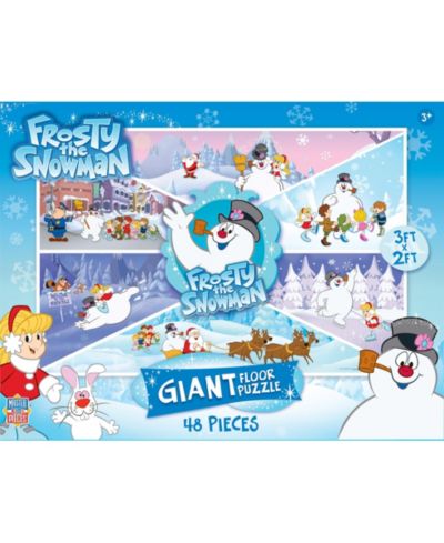 Masterpieces Puzzles Frosty the Snowman 48 Piece Floor Jigsaw Puzzle, Ages 3+