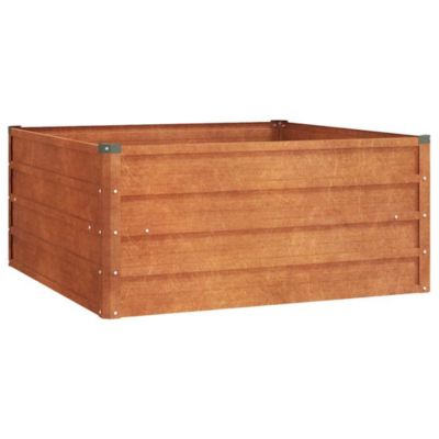 Приподнятая грядка vidaXL Garden Rusty Corten Steel Medium Durable