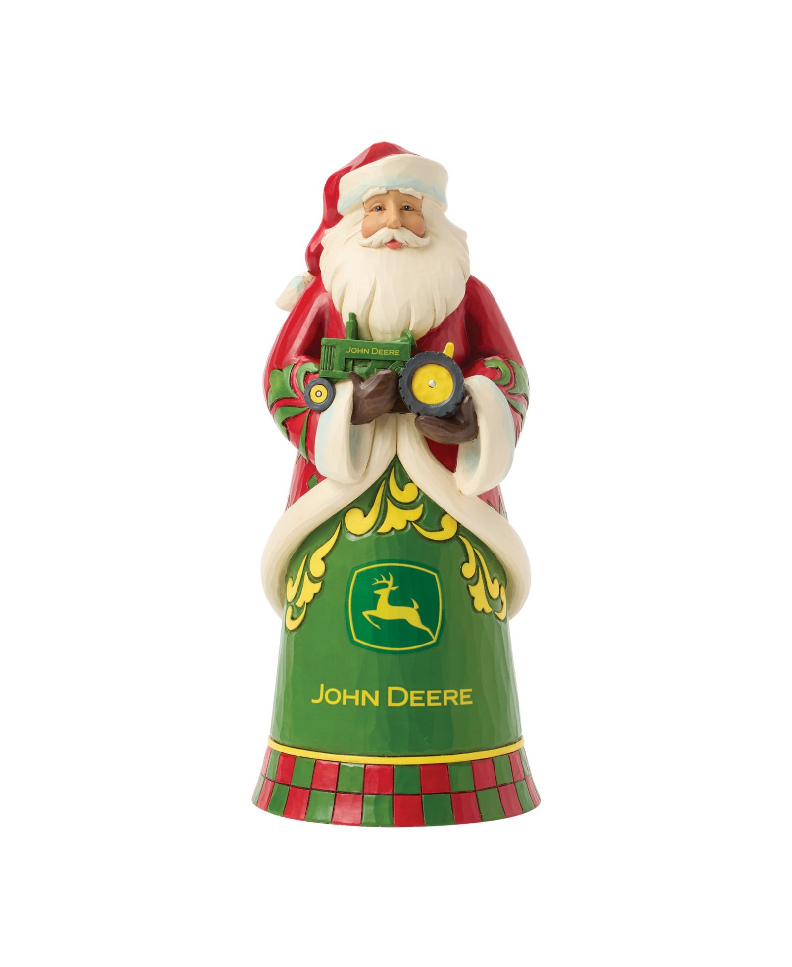 Фигурка Санты с трактором John Deere Jim Shore