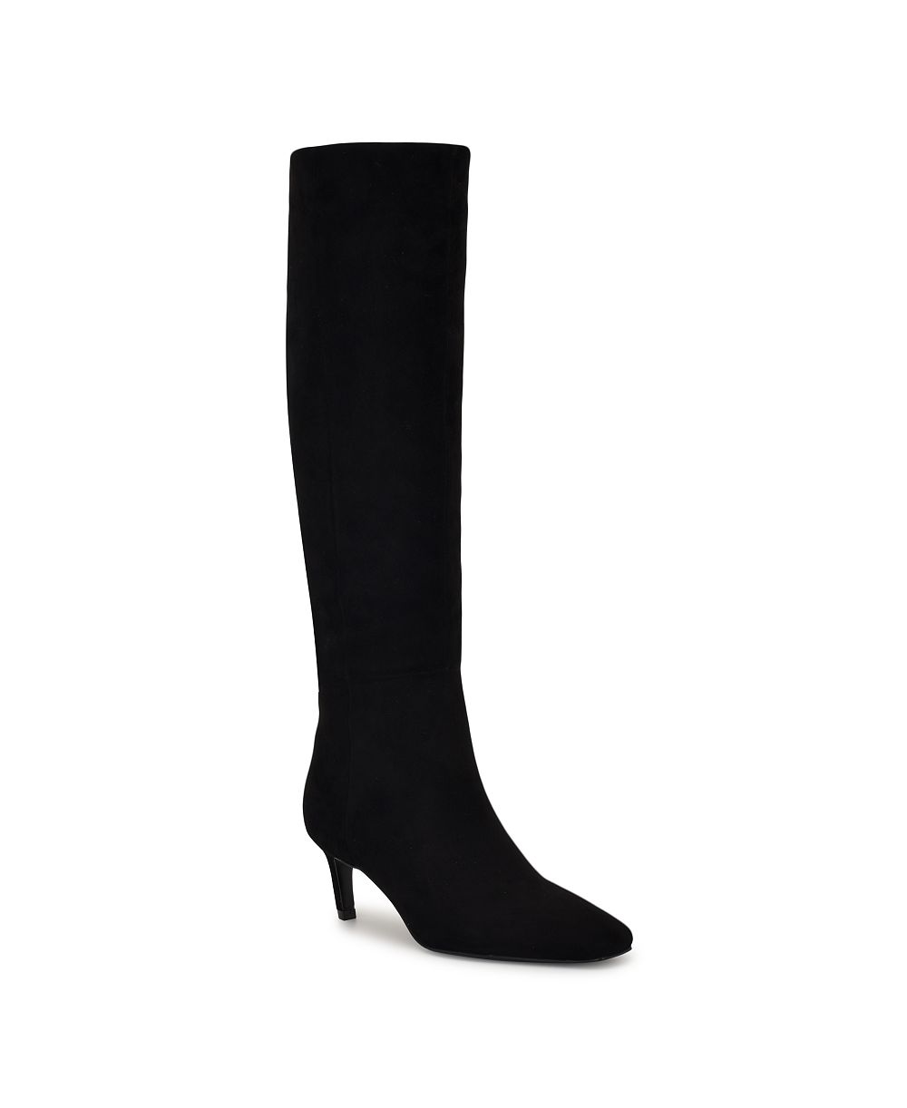 Женские высокие сапоги Nine West Caddy с широкой голениной и каблуком Kitten