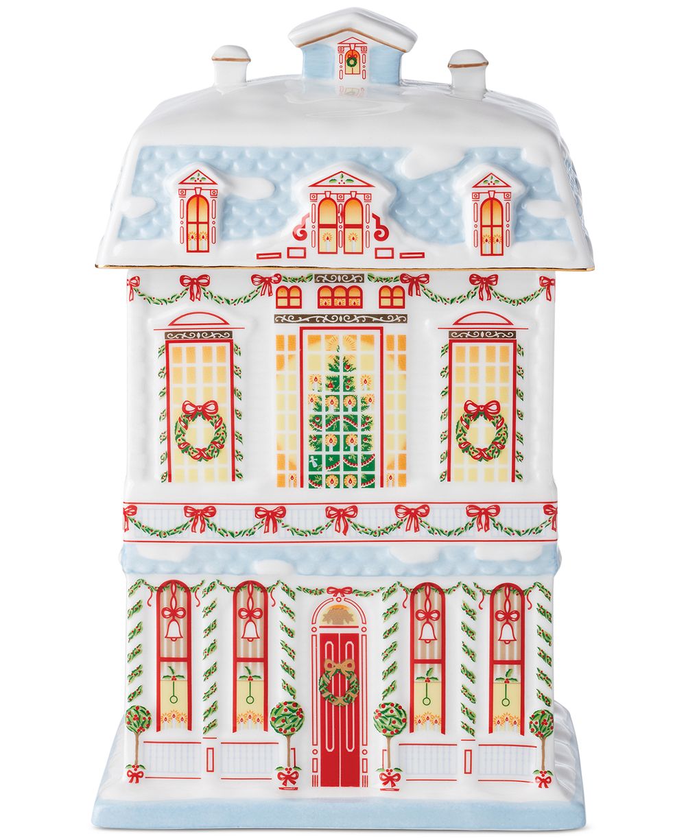 Банка для печенья Lenox Village Christmas Cookie Jar