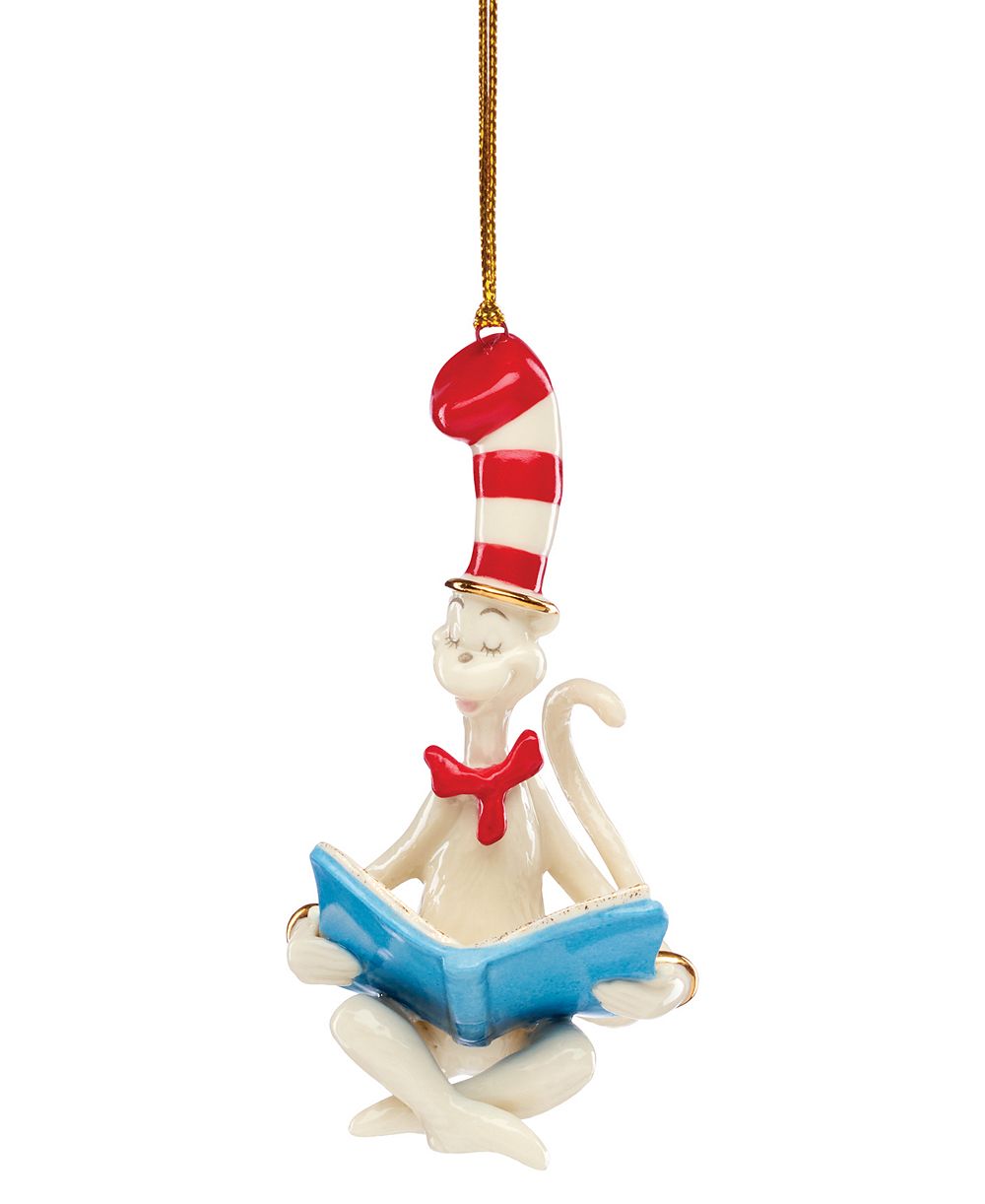 Украшение Lenox Cat in the Hat Ornament