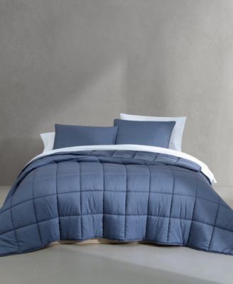 Calvin Klein Комплект из 7 предметов Reversible Plush Washed Solid, Queen