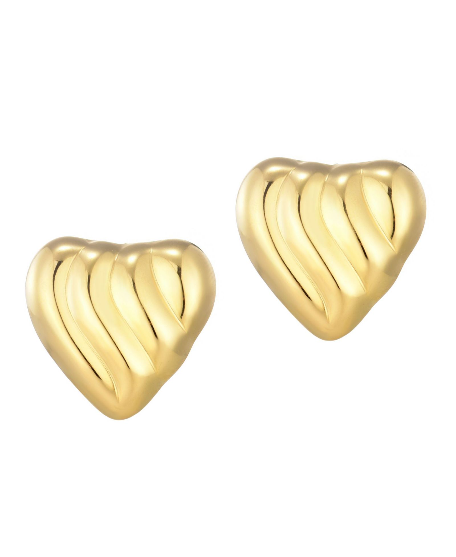 ADORNIA Серьги-гвоздики Stainless Steel Heart Statement