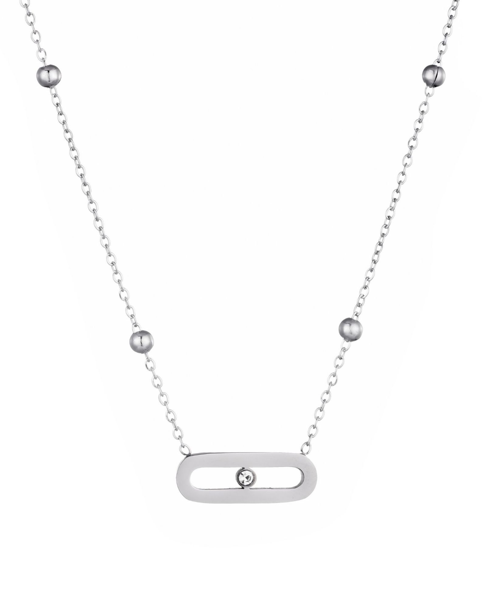 ADORNIA Tarnish Resistant Bar Necklace