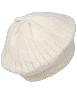Lauren Ralph Lauren Herringbone Knit Beret Hat