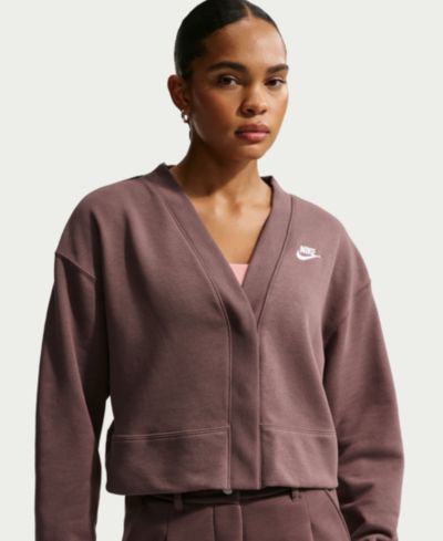 Nike Женский кардиган Club Fleece Loose из спортивной одежды