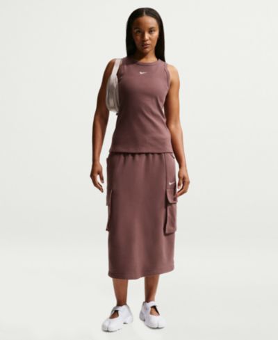 Женский облегающий трикотажный топ Nike Ribbed Tank Top