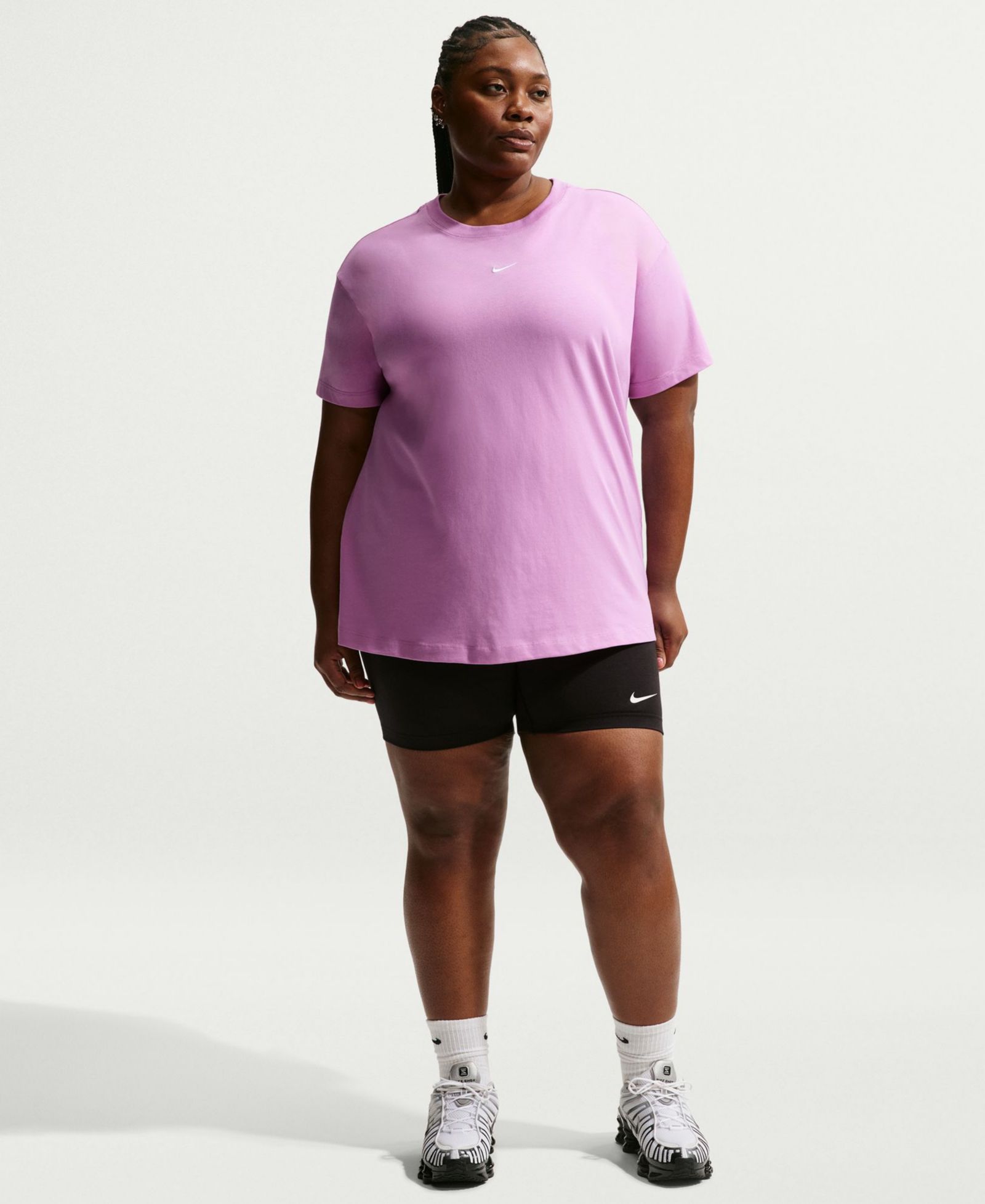 Nike футболка с круглым вырезом Plus Size