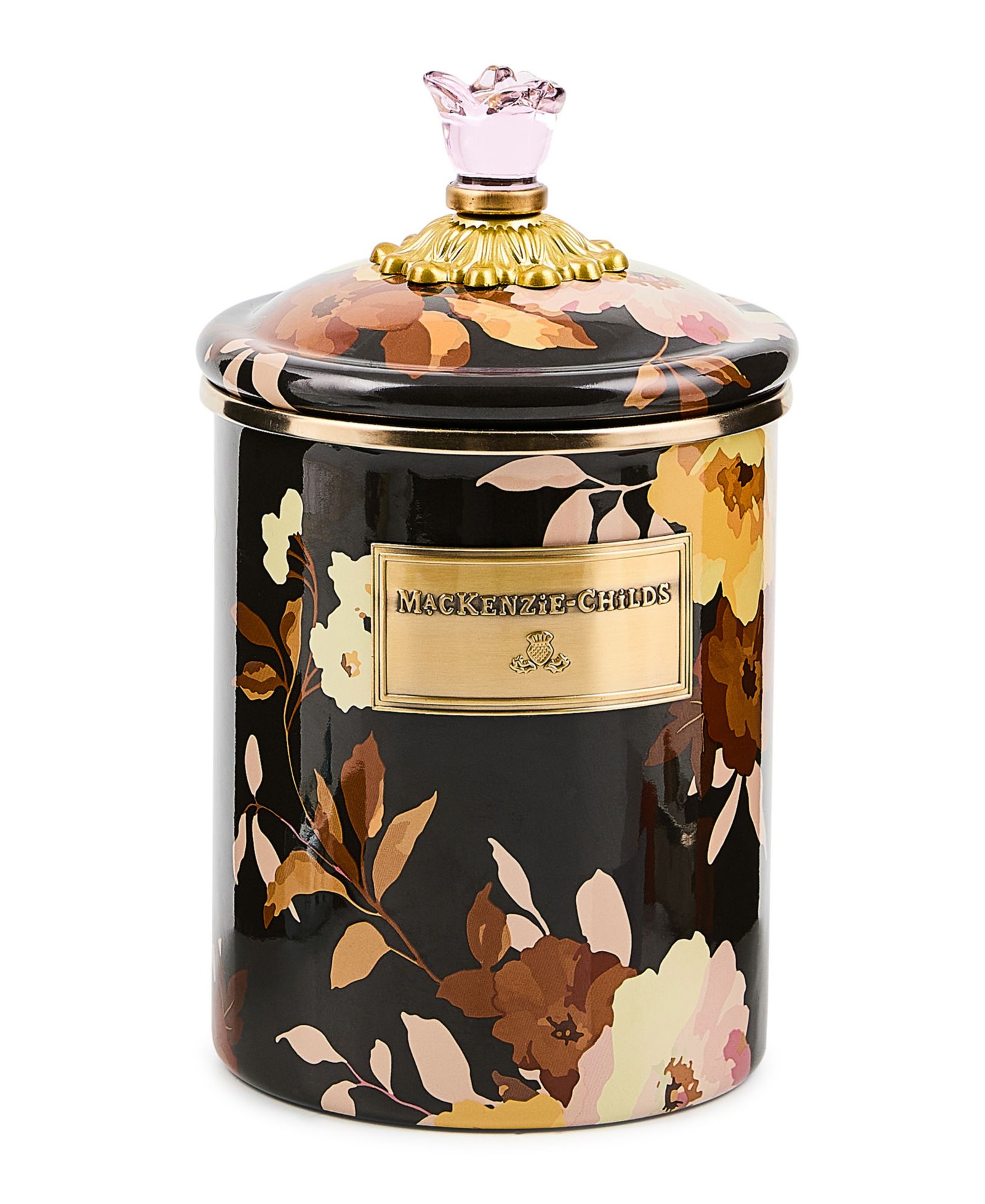 Контейнер MacKenzie-Childs Wild Rose Brown