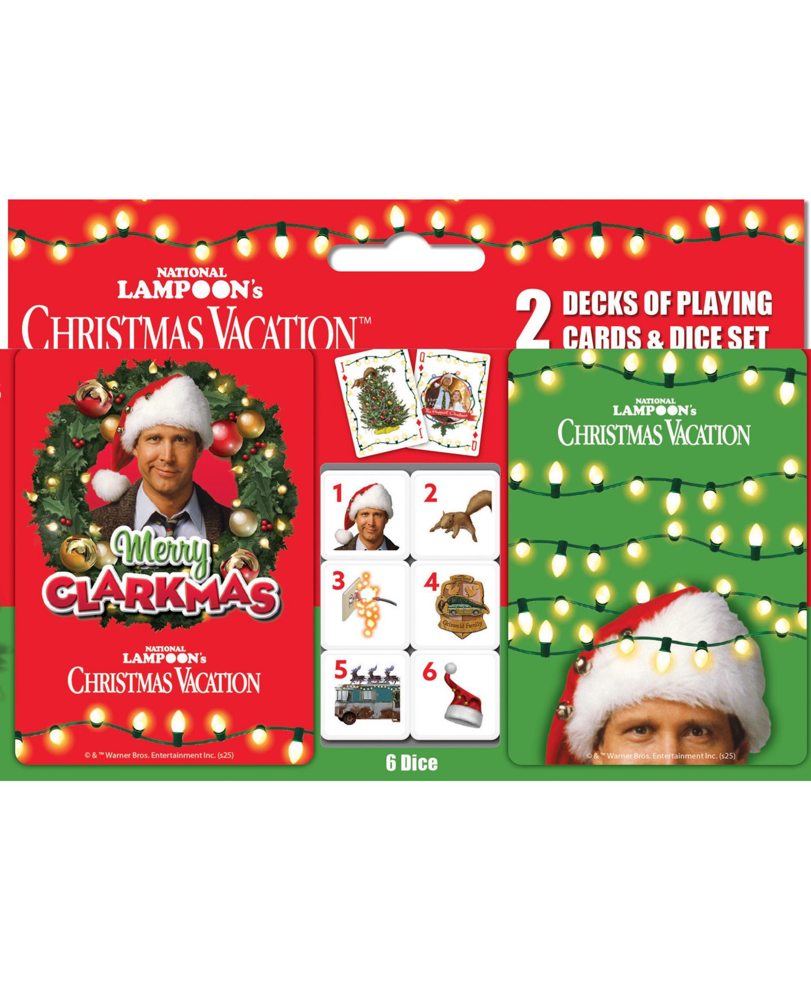 Набор игральных карт и костей National Lampoon's Christmas Vacation