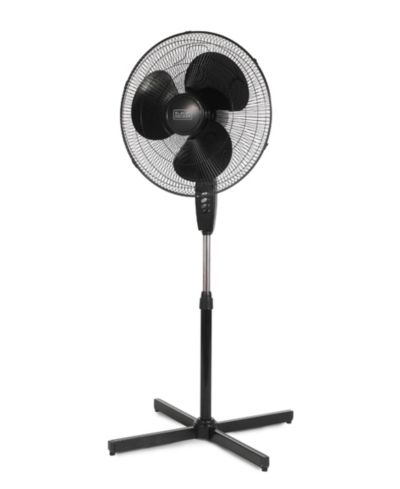 BLACK+DECKER 18-Inch Oscillating Pedestal Fan, BFP18SXB, Black