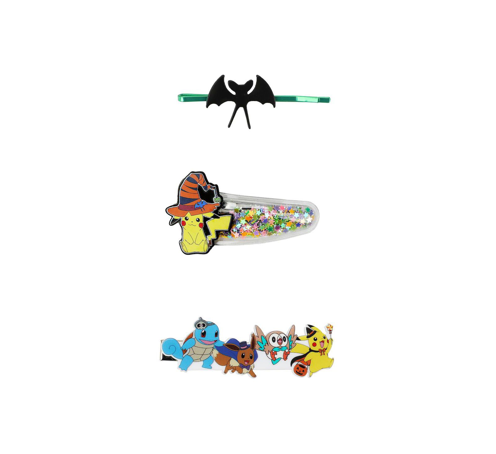 Pokemon Набор заколок для волос Halloween 3-Piece