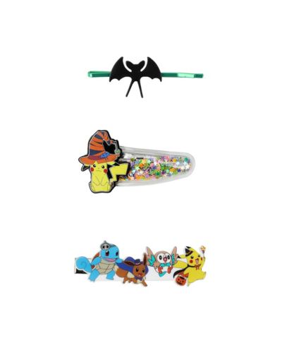Pokemon Набор заколок для волос Halloween 3-Piece