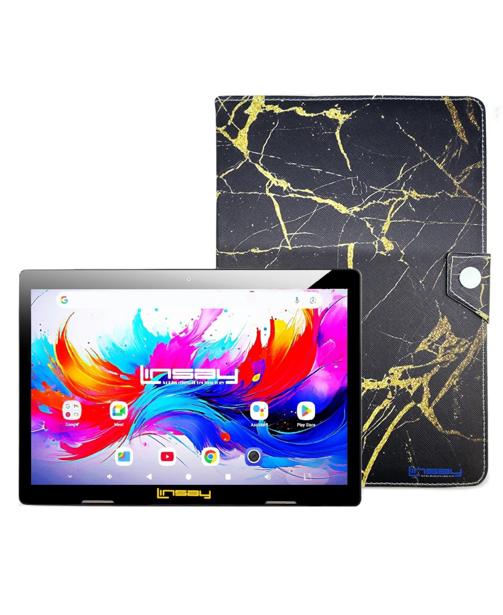 Linsay Octa-Core Android 15 10.1" 256GB Tablet