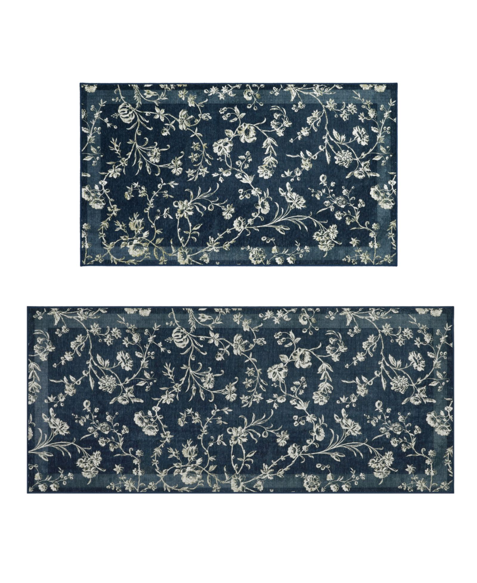 Laura Ashley Imagine Printed Chenille 2-Piece Runner Rug Set