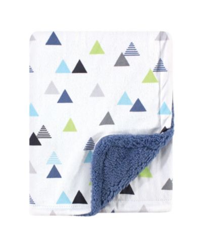 Hudson Baby Dual-Sided Mink and Sherpa Plush Throw