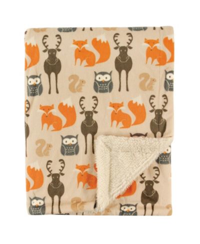 Мягкий плед Hudson Baby Dual-Sided Mink and Sherpa Plush