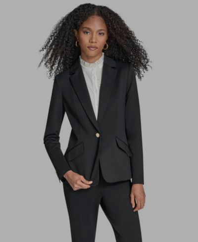Женская куртка BCBG Padded Shoulder One Button