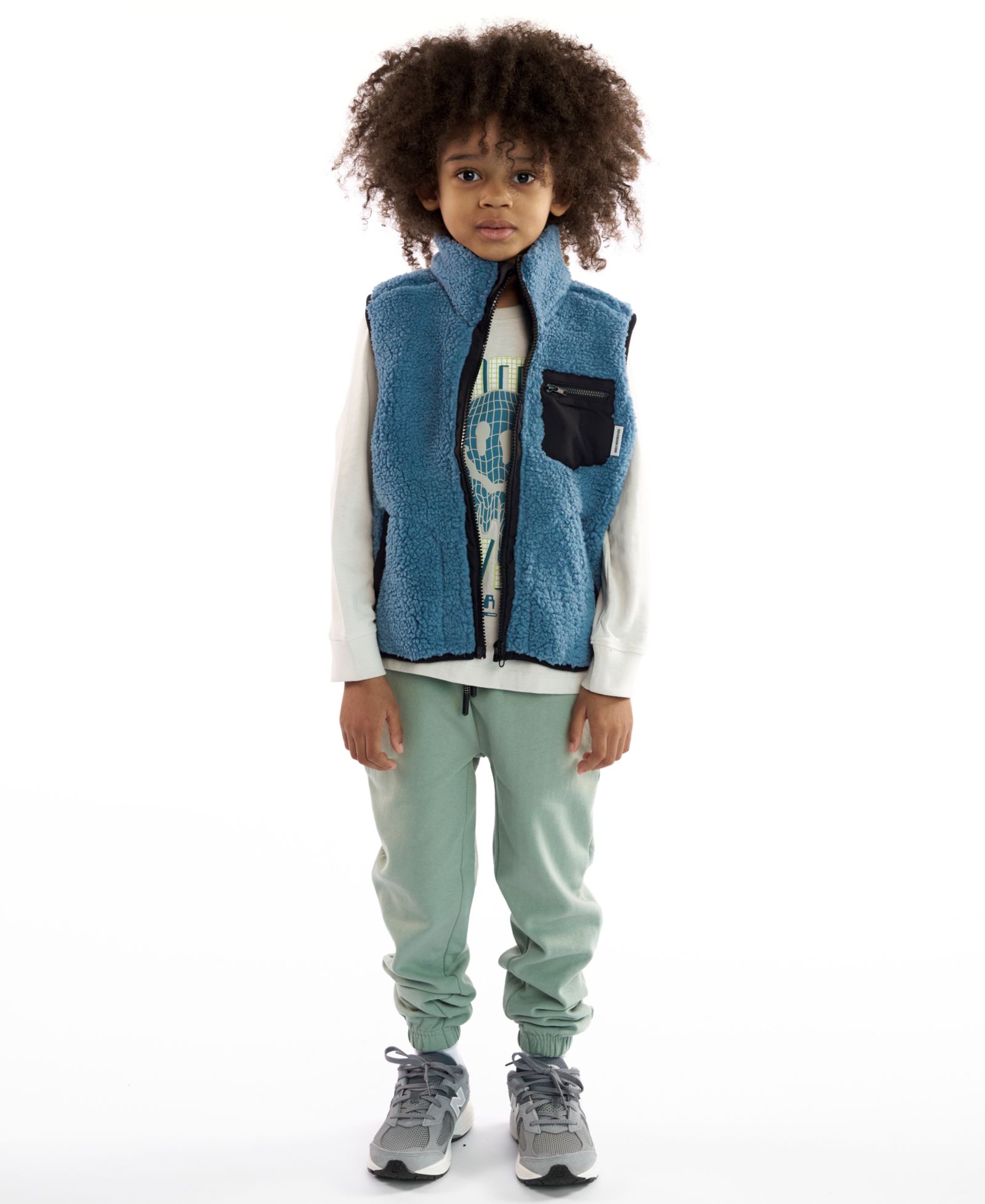 Sovereign Code Boys' 2T-7 T-Shirt, Vest and Joggers, 3-Piece Set