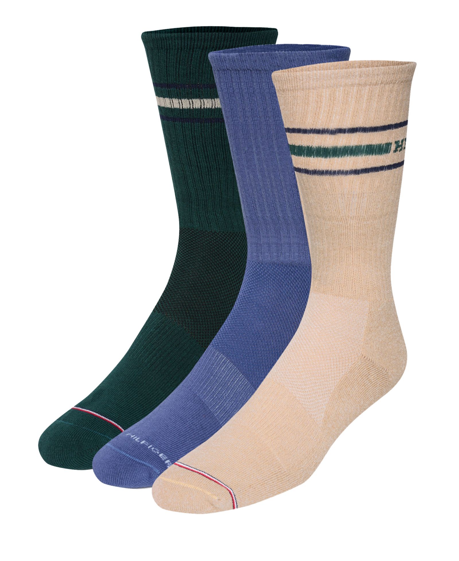 Tommy Hilfiger Men's 3-Pack Athletic Crew Sock
