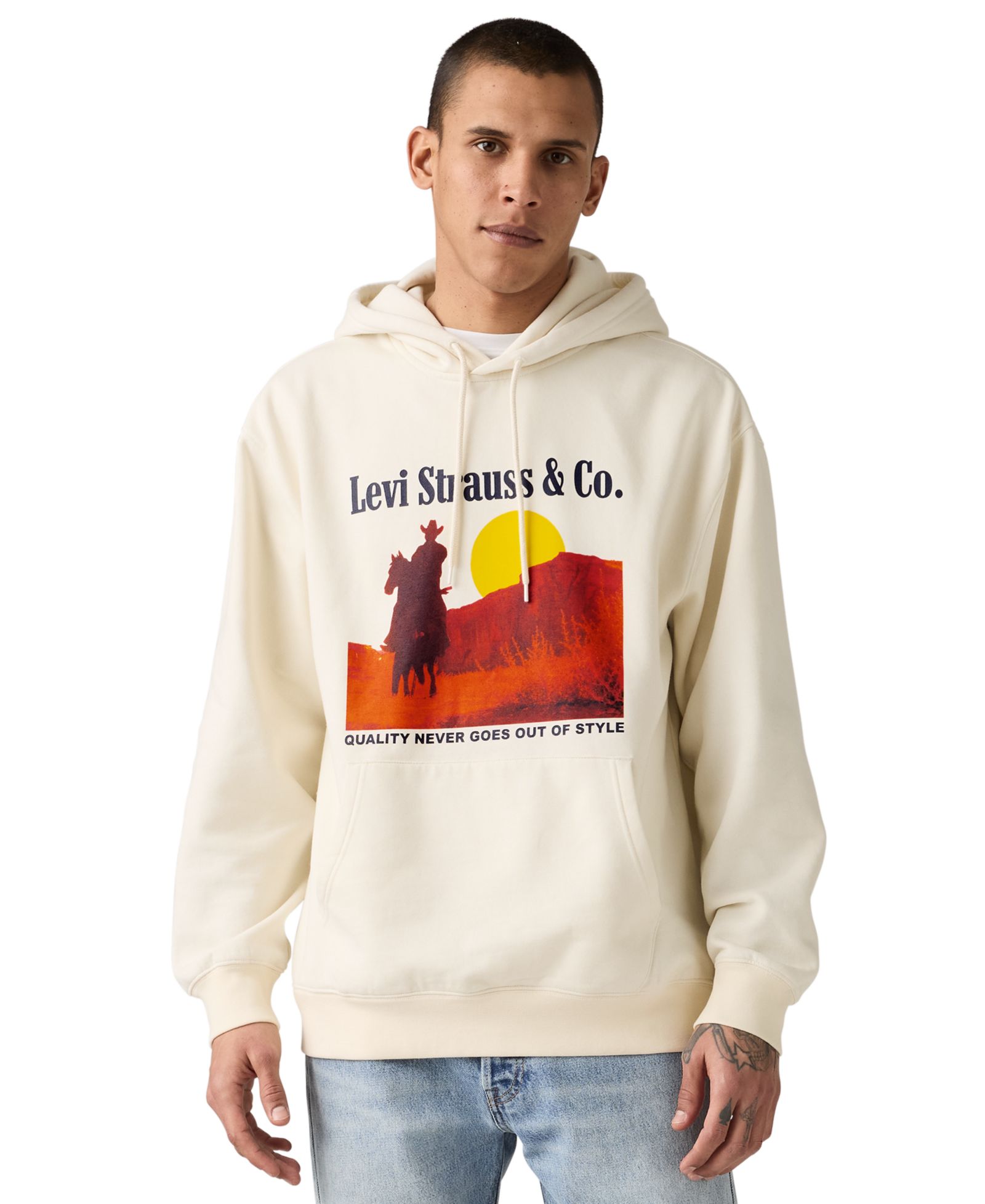 Levi's Men's Relaxed-Fit Graphic Long-Sleeve Hoodie