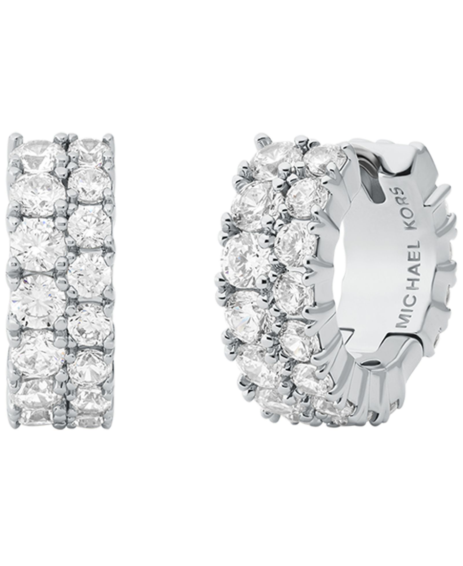Michael Kors Серьги-кольца Cubic Zirconia Huggie