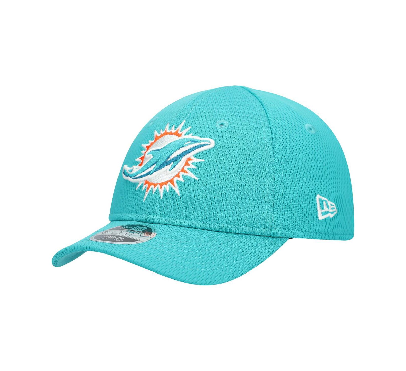 New Era Toddler Aqua Miami Dolphins Main 9FORTY Adjustable Hat