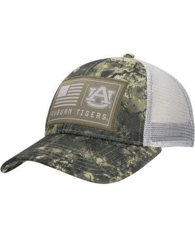 Мужская кепка Under Armour Camo Auburn Tigers Freedom Collection Blitzing Performance Trucker