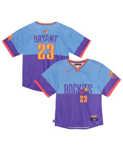 Nike Toddler Kris Bryant Purple/Light Blue Colorado Rockies 2025 City Connect Limited Player Jersey
