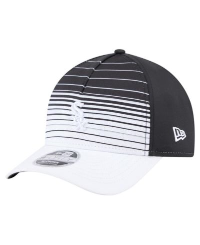 New Era Men's Black Chicago White Sox Gradient 9FORTY M-Crown Adjustable Hat