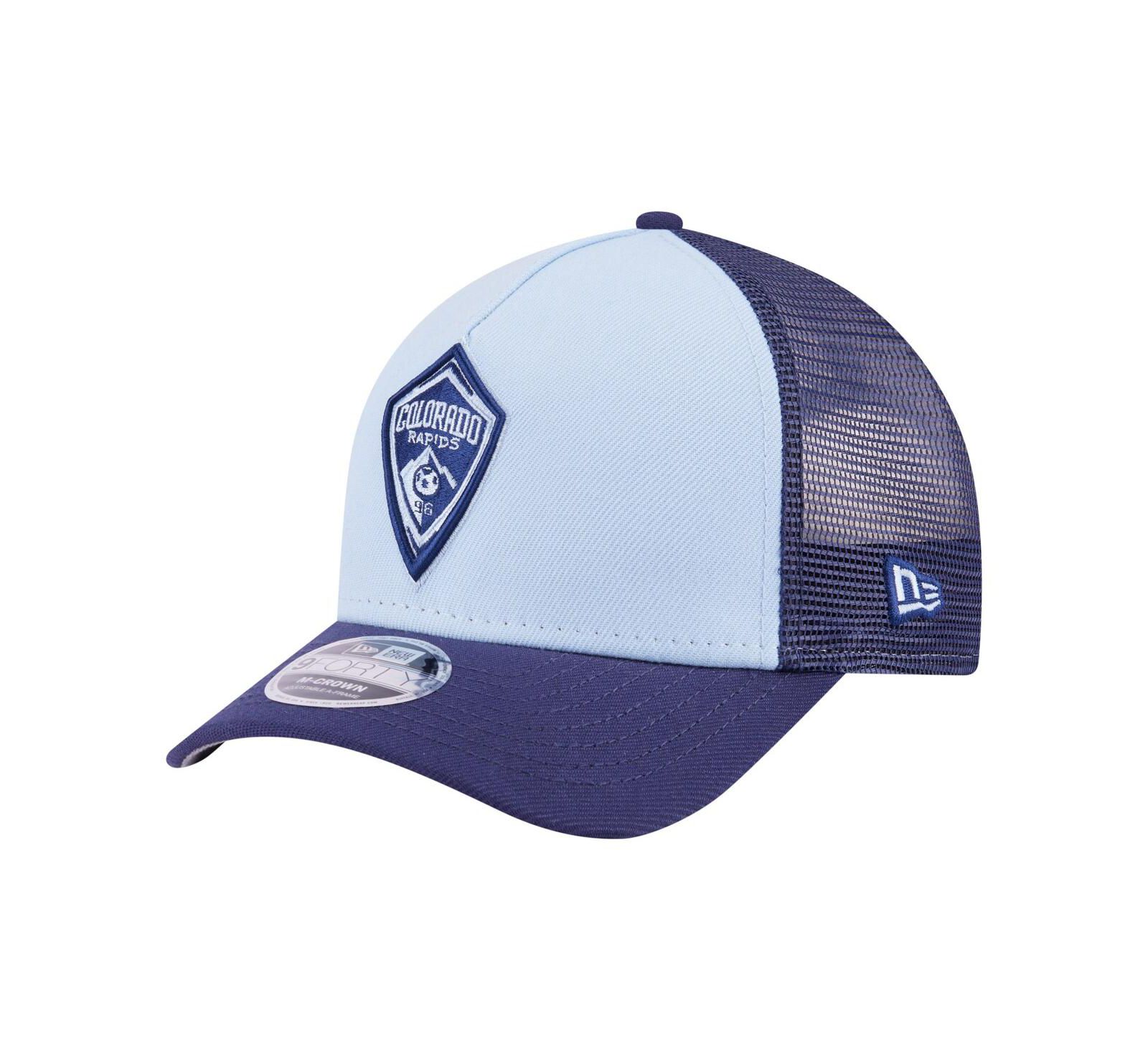 Мужская кепка New Era 9FORTY A-Frame, Colorado Rapids, светло-голубая