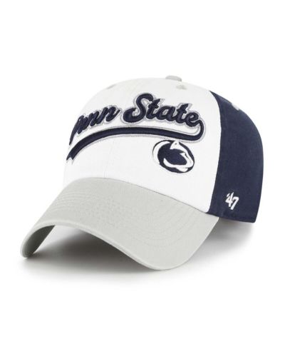 Кепка '47 Brand White Penn State Nittany Lions Scooter Clean Up Adjustable для мальчиков и девочек