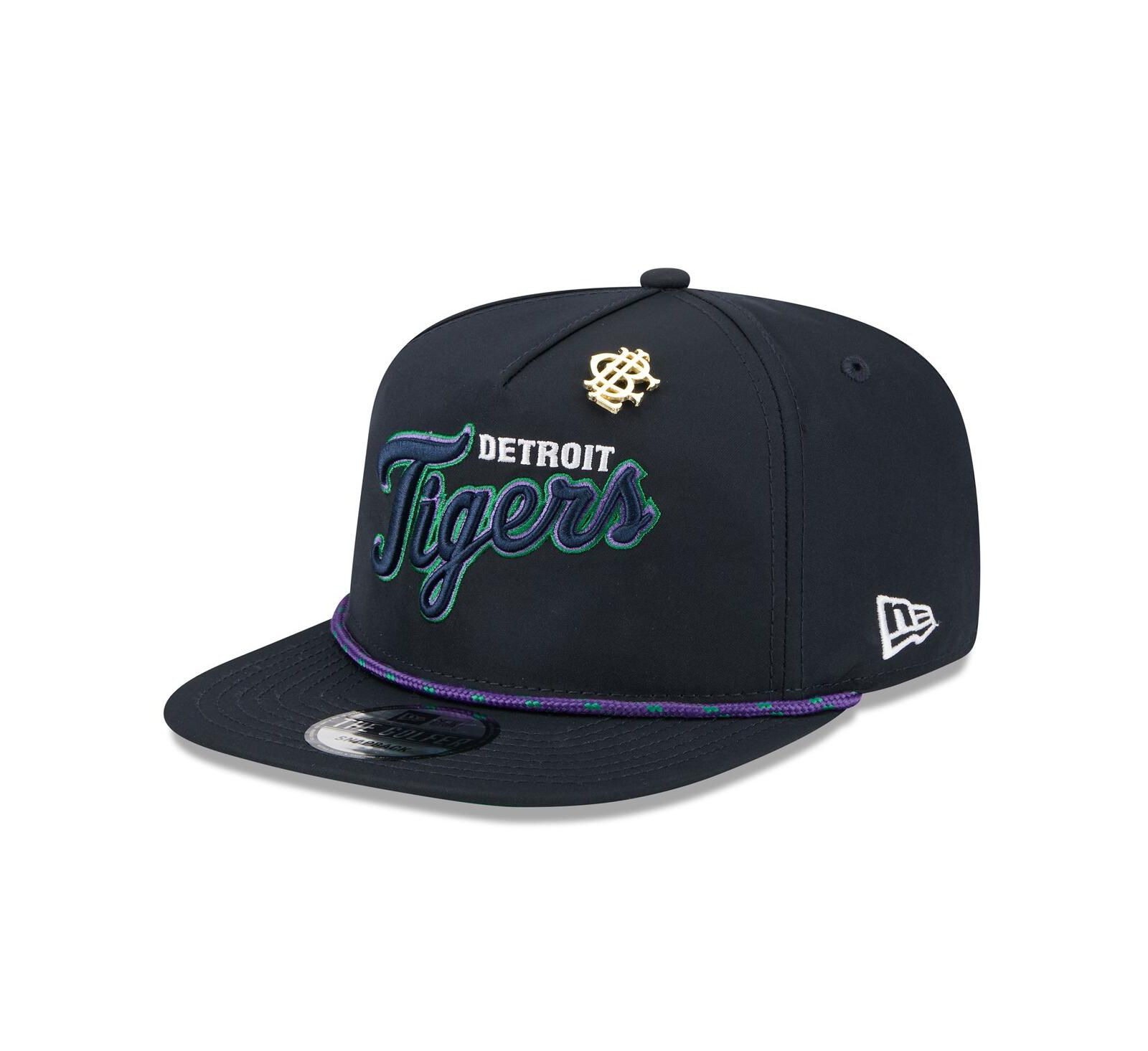 Мужская кепка New Era Detroit Tigers 2025 Big League Chew Snapback, темно-синяя