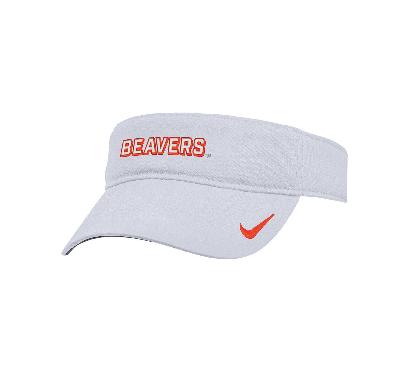 Nike Men's White Oregon State Beavers 2025 On-Field Ace Performance Adjustable Visor Hat
