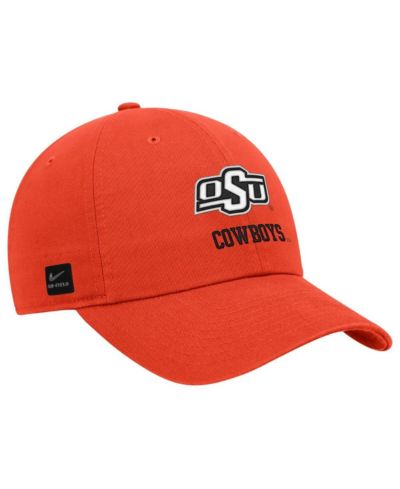 Мужская регулируемая кепка Nike Oklahoma State Cowboys 2025 On-Field Club, оранжевая