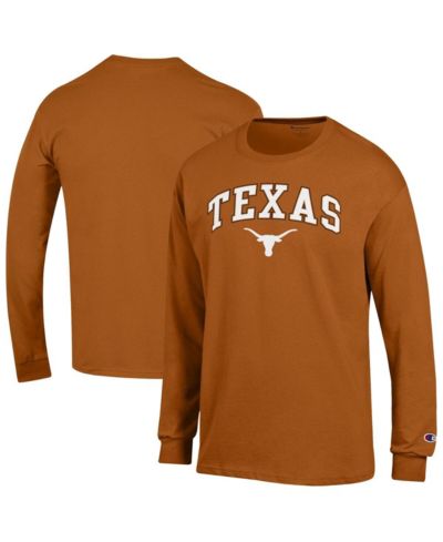Champion Men's Texas Orange Texas Longhorns Arch Over Logo Long Sleeve T-Shirt