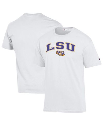 Мужская футболка Champion White LSU Tigers Arch Over Logo