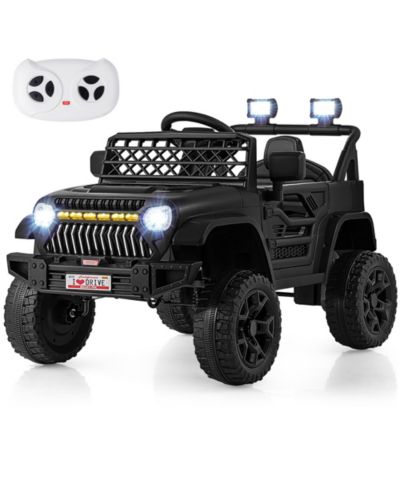Gymax 12V Battery-Powered Remote-Control Ride-On Truck, 66 lbs, Ages 3+