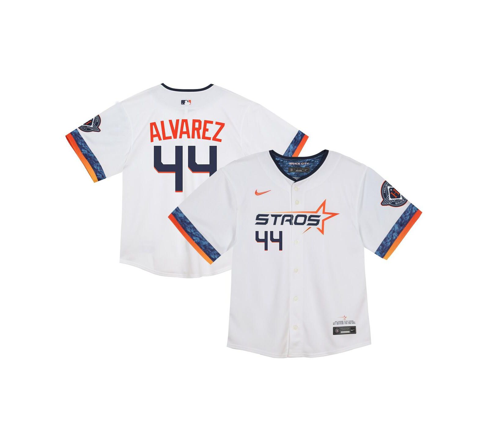 Джерси Nike Baby Boys and Girls Yordan Alvarez White Houston Astros 2025 City Connect Limited Player
