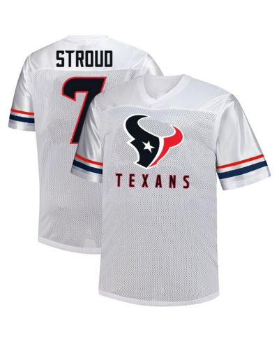 Мужская джерси Fanatics C.J. Stroud White Houston Texans Big & Tall V-Neck