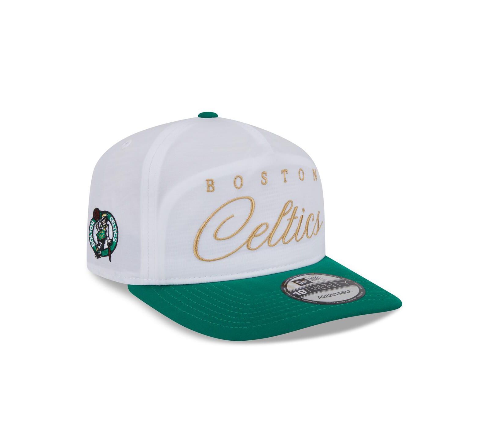 Мужская кепка New Era Boston Celtics 2025 NBA Draft, белая/зеленая
