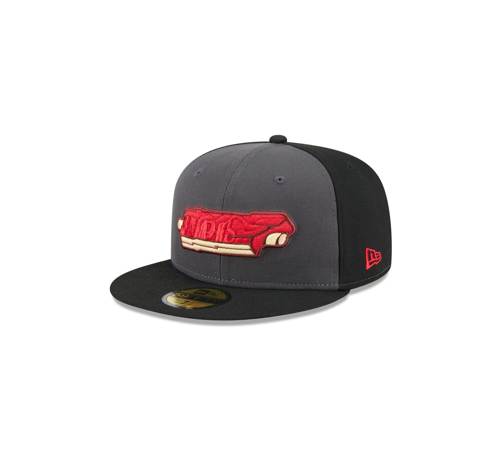 Мужская кепка New Era Gray Memphis Redbirds Theme Nights 59FIFTY Fitted