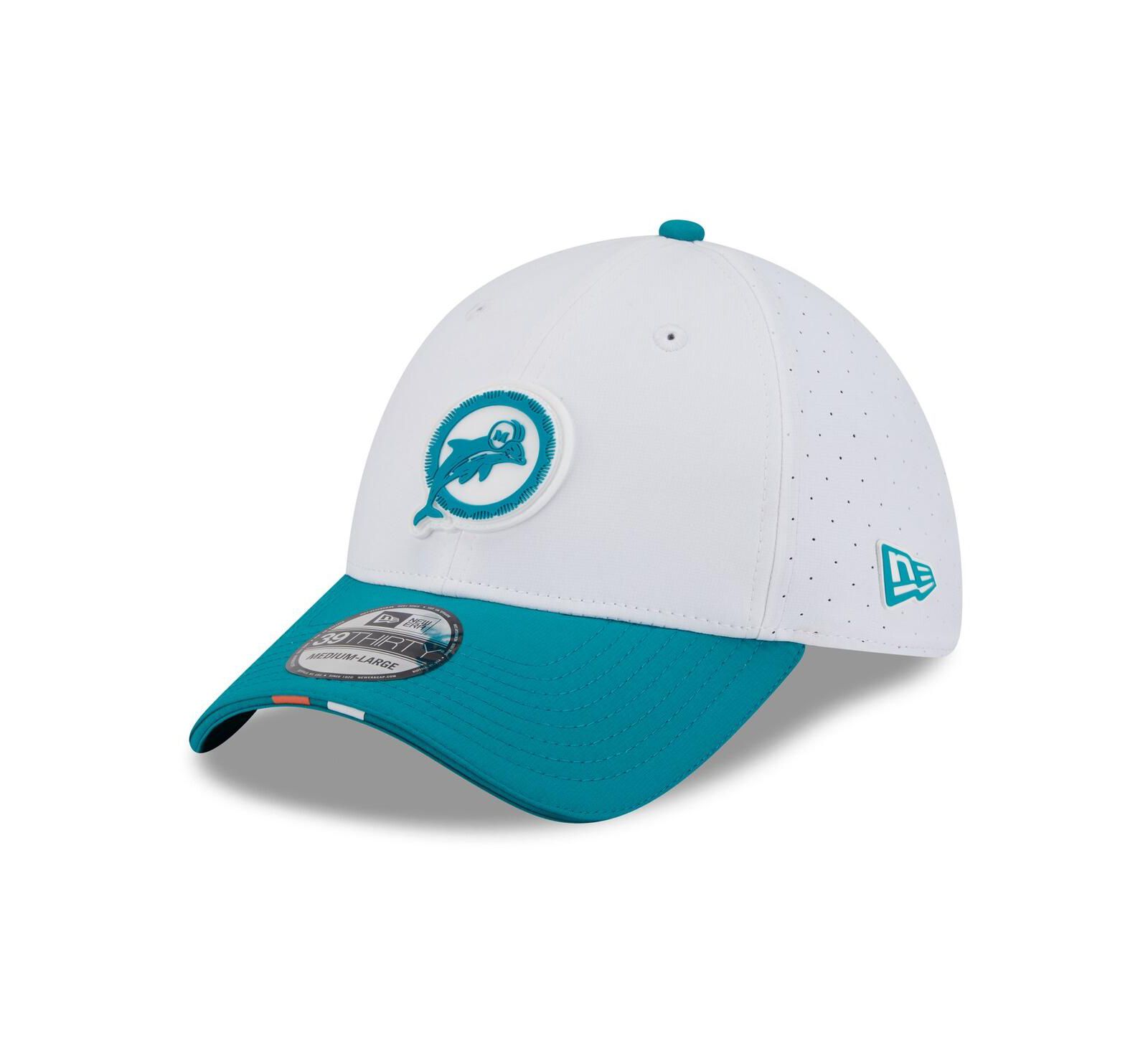 New Era Мужская кепка Miami Dolphins 2025 NFL Training Camp 39THIRTY Flex