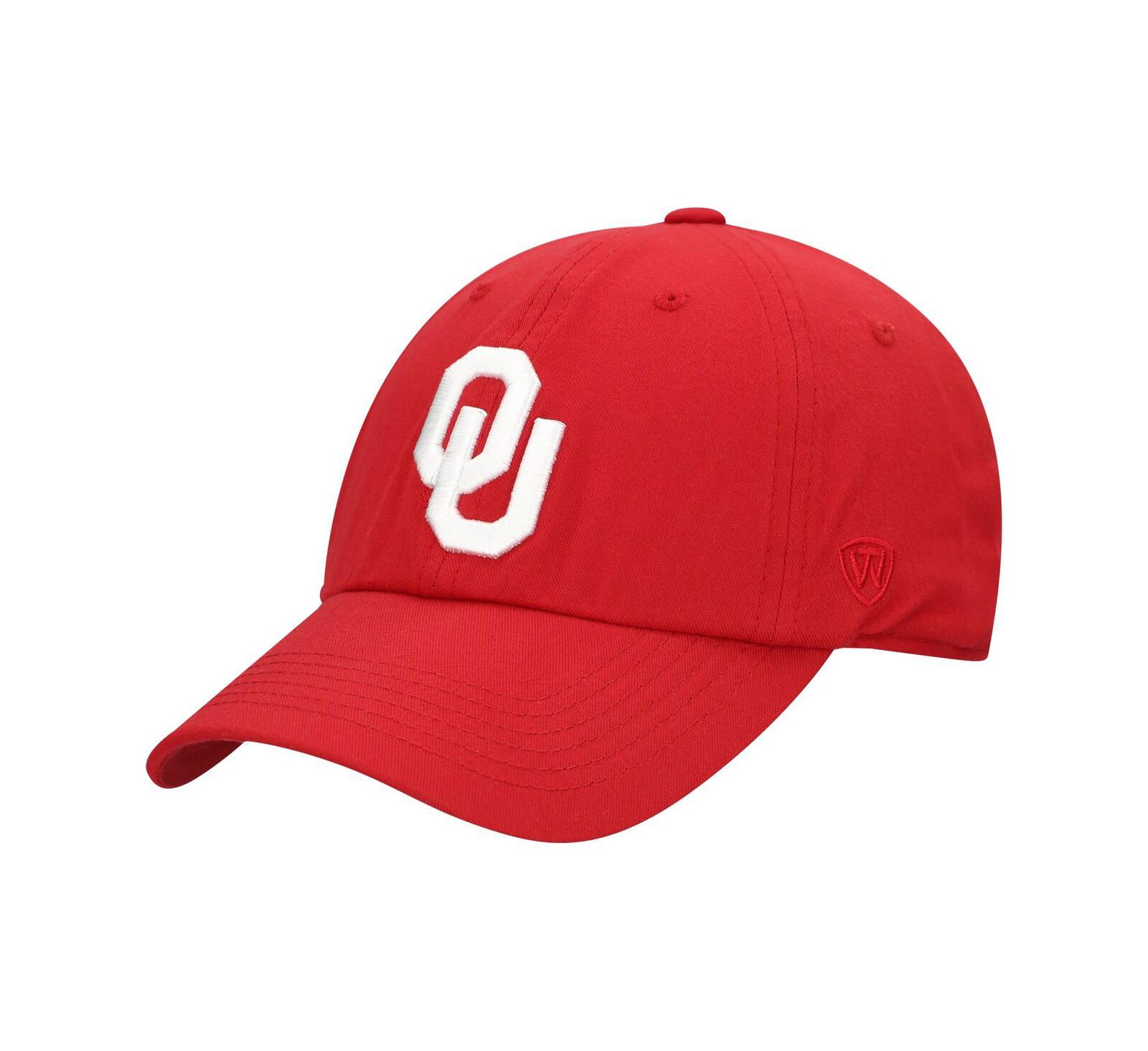 Мужская кепка Top of the World Crimson Oklahoma Sooners Staple Adjustable